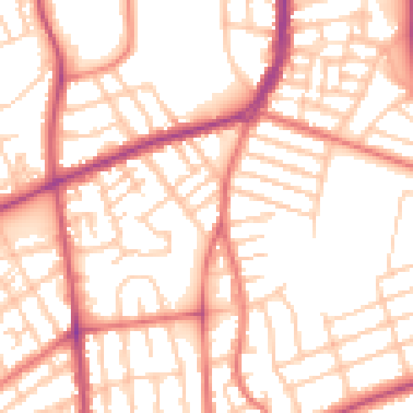 Daytime road noise heatmap for FY3 8RQ