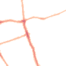 Night-time road noise heatmap for FY3 9AR