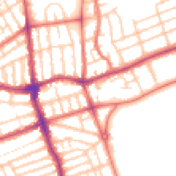 Daytime road noise heatmap for FY3 9BD