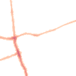Night-time road noise heatmap for FY3 9BD