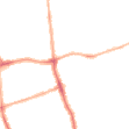 Night-time road noise heatmap for FY3 9BP