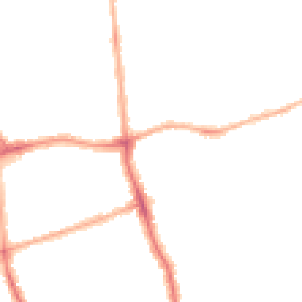 Night-time road noise heatmap for FY3 9BP