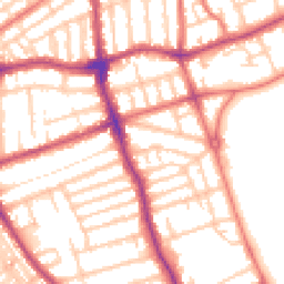 Daytime road noise heatmap for FY3 9EG