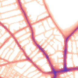 Daytime road noise heatmap for FY3 9JQ