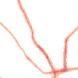 Night-time road noise heatmap for FY3 9JQ