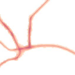 Night-time road noise heatmap for FY3 9LY
