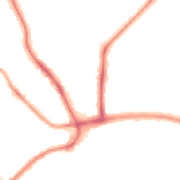 Night-time road noise heatmap for FY3 9PQ