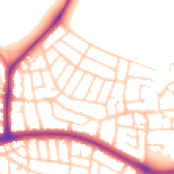 Daytime road noise heatmap for FY3 9SL