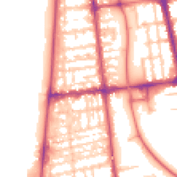 Daytime road noise heatmap for FY4 1AB