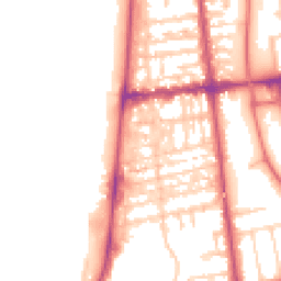 Daytime road noise heatmap for FY4 1AT