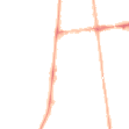 Night-time road noise heatmap for FY4 1AU