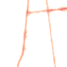 Night-time road noise heatmap for FY4 1BE