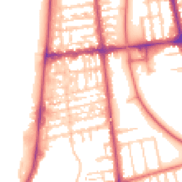 Daytime road noise heatmap for FY4 1BP