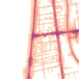Daytime road noise heatmap for FY4 1BQ