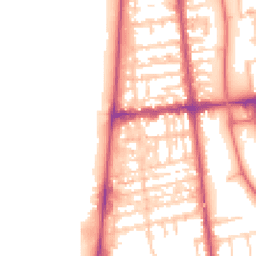 Daytime road noise heatmap for FY4 1BU