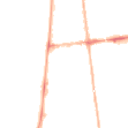 Night-time road noise heatmap for FY4 1BW