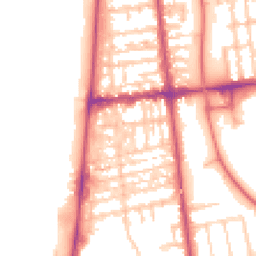 Daytime road noise heatmap for FY4 1BY