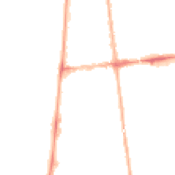 Night-time road noise heatmap for FY4 1BY