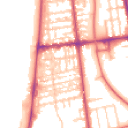 Daytime road noise heatmap for FY4 1DA