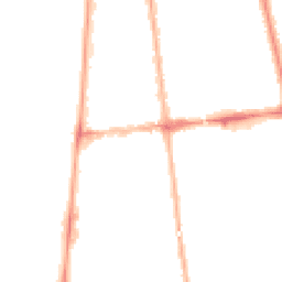 Night-time road noise heatmap for FY4 1DB