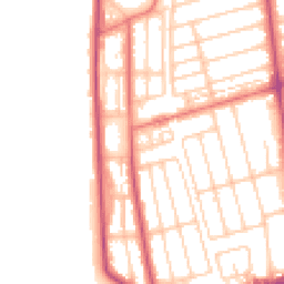 Daytime road noise heatmap for FY4 1DH