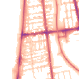 Daytime road noise heatmap for FY4 1DL