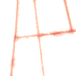 Night-time road noise heatmap for FY4 1DP