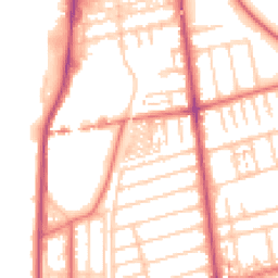 Daytime road noise heatmap for FY4 1EH