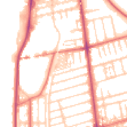 Daytime road noise heatmap for FY4 1EQ