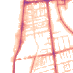 Daytime road noise heatmap for FY4 1HW