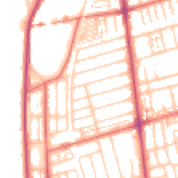 Daytime road noise heatmap for FY4 1LG