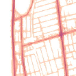 Daytime road noise heatmap for FY4 1LT