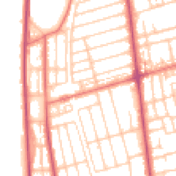 Daytime road noise heatmap for FY4 1LZ