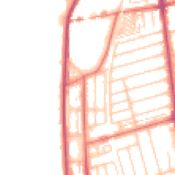 Daytime road noise heatmap for FY4 1NU