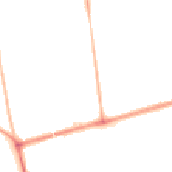 Night-time road noise heatmap for FY4 1PN