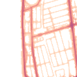 Daytime road noise heatmap for FY4 1PS