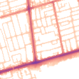 Daytime road noise heatmap for FY4 1RH