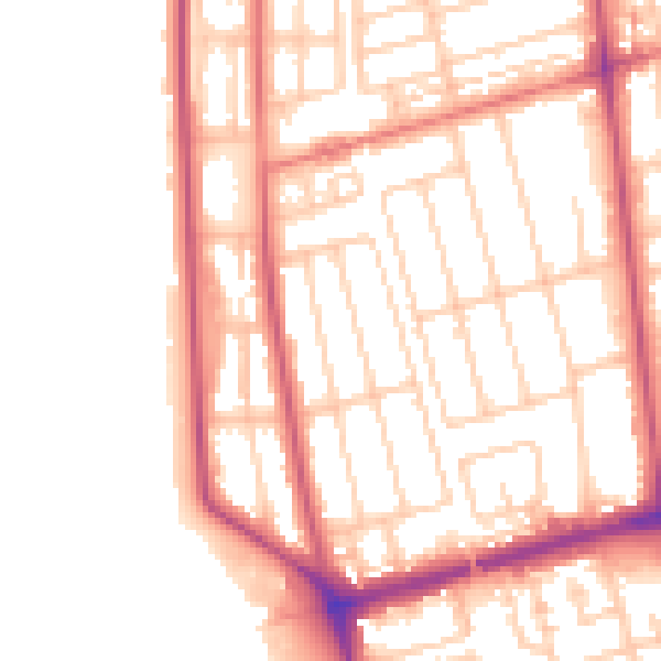 Daytime road noise heatmap for FY4 1SB