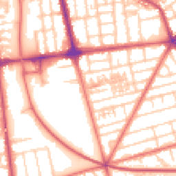 Daytime road noise heatmap for FY4 2AS