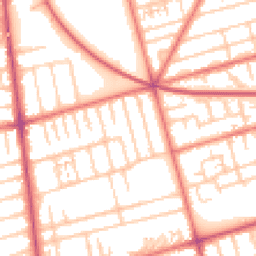 Daytime road noise heatmap for FY4 2BG