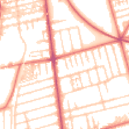 Daytime road noise heatmap for FY4 2DF