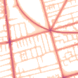 Daytime road noise heatmap for FY4 2DN