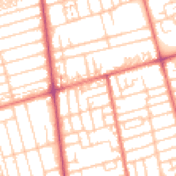 Daytime road noise heatmap for FY4 2JH
