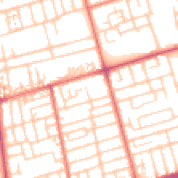 Daytime road noise heatmap for FY4 2LH