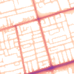 Daytime road noise heatmap for FY4 2LN