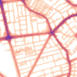 Daytime road noise heatmap for FY4 3AL