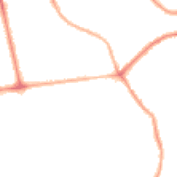 Night-time road noise heatmap for FY4 3AL