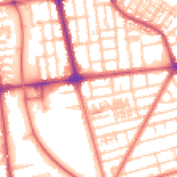 Daytime road noise heatmap for FY4 3AQ