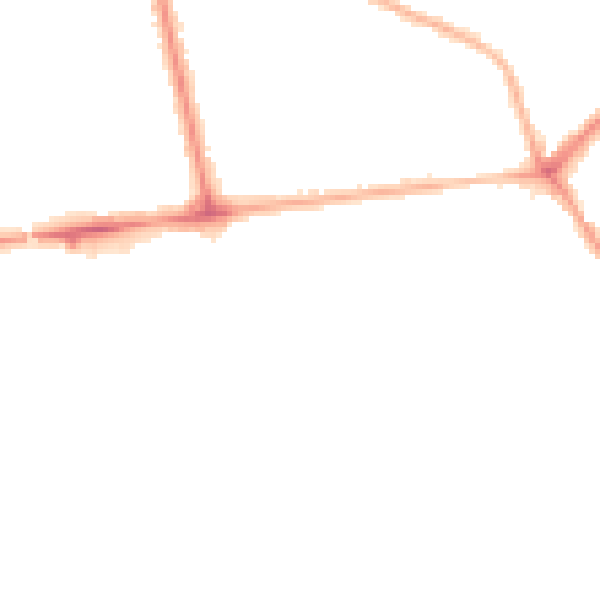 Night-time road noise heatmap for FY4 3BL