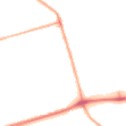 Night-time road noise heatmap for FY4 3NA